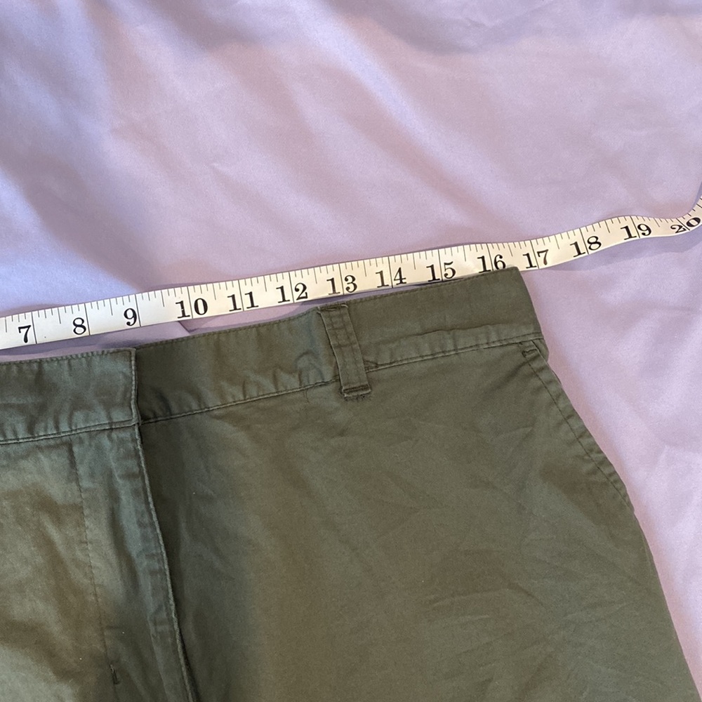 Jaclyn Smith Army Green Skirt With Belt Loops Size Large - Picture 7 of 9